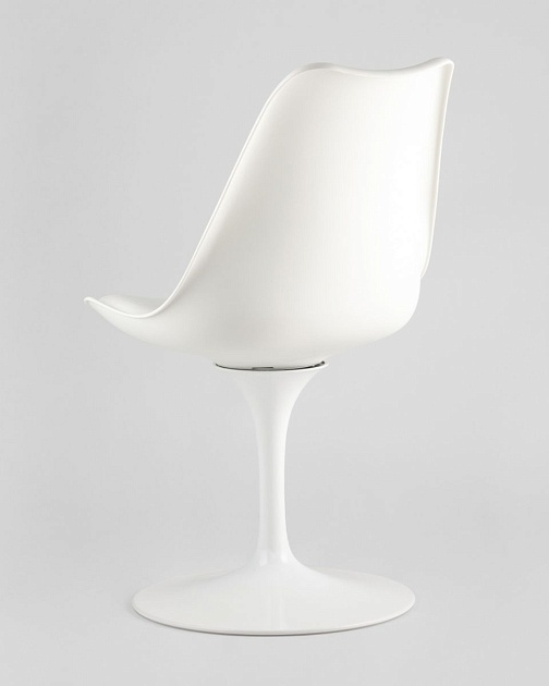 Барный стул Stool Group Tulip белый Y1585 white изображение 3 Барный стул Stool Group Tulip белый Y1585 white Фото № 3