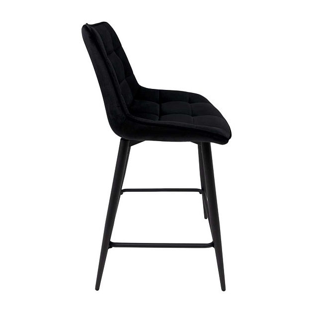 Полубарный стул AksHome Linx черный, велюр 86209 Фото № 10
