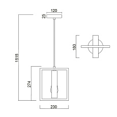 Подвесной светильник Vele Luce Thomas VL6432P11 4