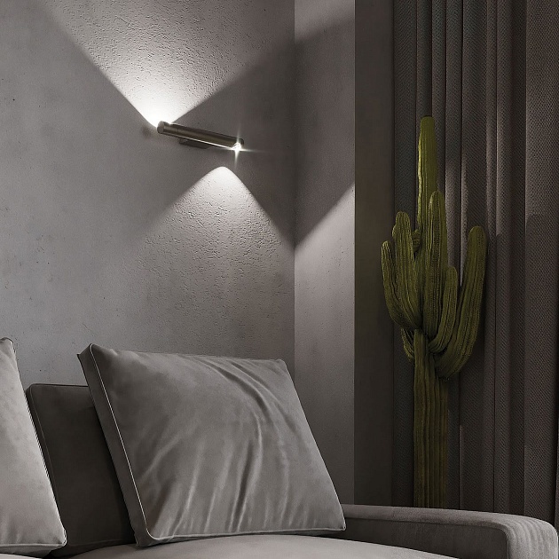 Настенный светодиодный светильник Eurosvet Tybee 40161 LED титан изображение 3 Настенный светодиодный светильник Eurosvet Tybee 40161 LED титан Фото № 3