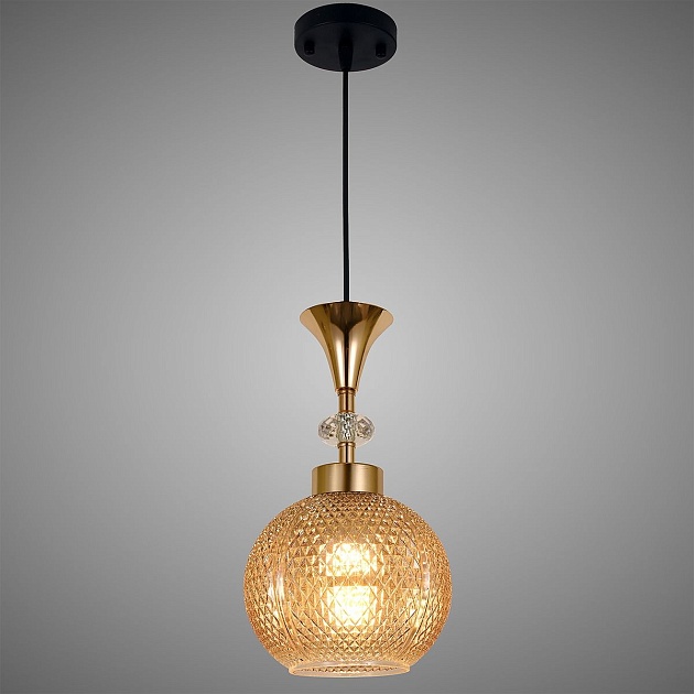 Подвесной светильник Reluce 02001-0.9-01 Amber Фото № 3