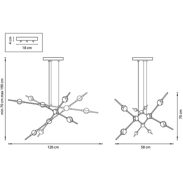 Подвесная светодиодная люстра Lightstar Bergamo 745247 Фото № 3
