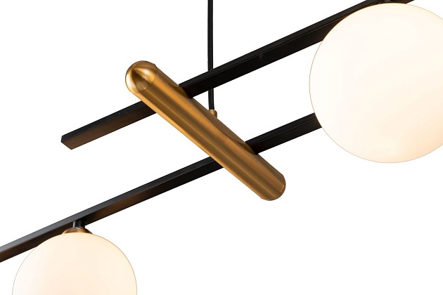 Подвесная люстра Indigo Opaco 11015/4P Black V000153 Фото № 3