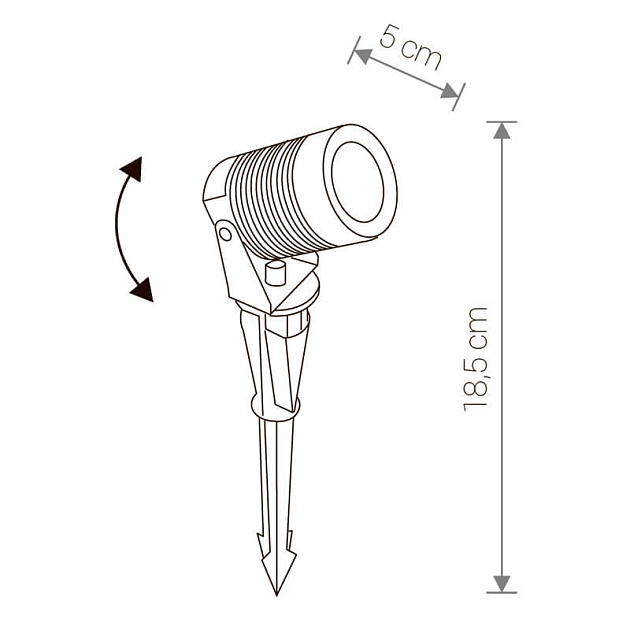 Ландшафтный светодиодный светильник Nowodvorski Spike Led 9100 Фото № 2