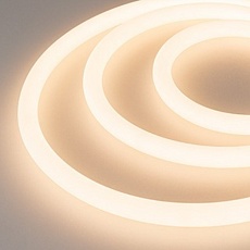 Гибкий неон Arligh 8,6W/m 560LED/m CSPSMD теплый белый 5M MOONLIGHT-TOP-X560-D13mm 24V Warm2300 360deg 039553