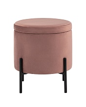 Пуф Stool Group Грейс велюр пыльно-розовый vd-grays-b15 1