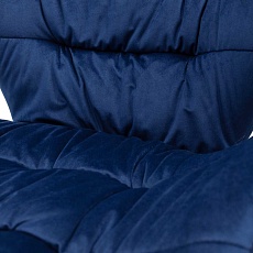 Поворотное кресло AksHome Yukon темно-синий, велюр 81485 2