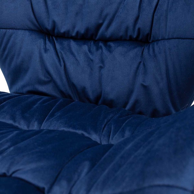 Поворотное кресло AksHome Yukon темно-синий, велюр 81485 Фото № 3