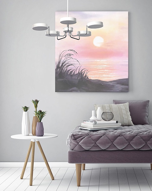 Подвесная светодиодная люстра De Markt Гамбург 605015405 Фото № 11