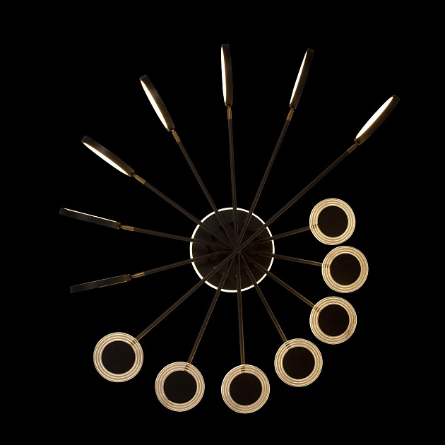 Потолочная светодиодная люстра Loft IT Megan 10164L Black изображение 2 Потолочная светодиодная люстра Loft IT Megan 10164L Black Фото № 2