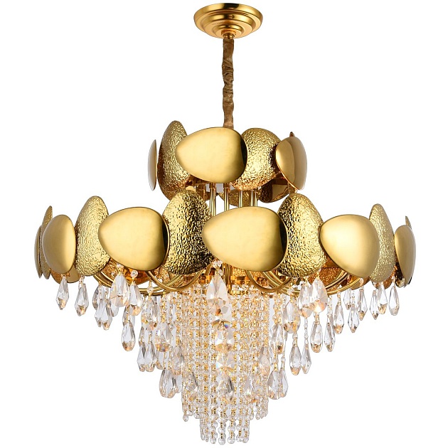 Подвесная люстра Natali Kovaltseva Valencia 91009/12C Gold Фото № 