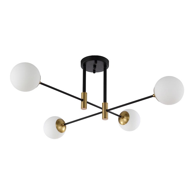 Потолочная люстра Fidel PL4 Black Фото № 