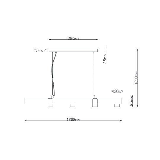 Подвесной светильник Vele Luce Chela VL10142P24 Фото № 5