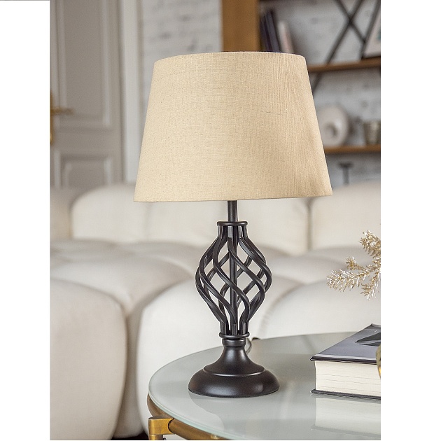 Настольная лампа Lucia Ковка черная 432 4606400510758 изображение Настольная лампа Lucia Ковка черная 432 4606400510758 Фото №