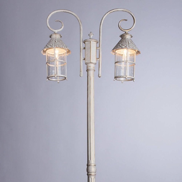 Садово-парковый светильник Arte Lamp Prague A1467PA-2WG Фото № 2