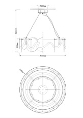 Подвесная люстра Moderli Caribbean V7071-6P 1