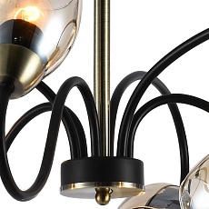 Подвесная люстра Reluce 01270-0.3-06B BK+AB 2