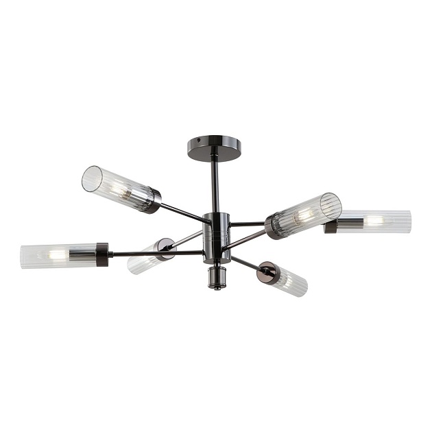 Потолочная люстра iLamp Evolution 15609-6 AN+CL изображение Потолочная люстра iLamp Evolution 15609-6 AN+CL Фото №