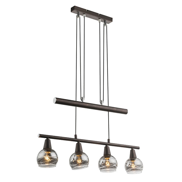 Подвесная светодиодная люстра Globo Isla 54347-4Z Фото № 