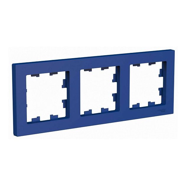 Рамка 3-постовая Schneider Electric AtlasDesign аквамарин ATN001103 изображение Рамка 3-постовая Schneider Electric AtlasDesign аквамарин ATN001103 Фото №