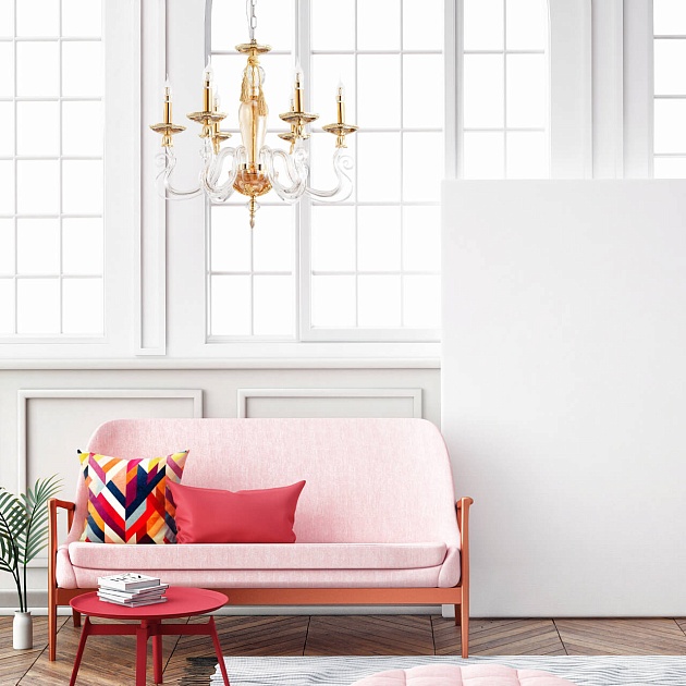 Подвесная люстра Divinare 5123/01 LM-6 Фото № 5