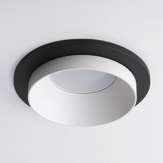 Встраиваемый светильник Elektrostandard 114 MR16 белый/черный a053344 Фото № 2