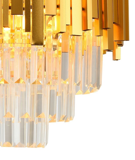 Подвесная люстра Natali Kovaltseva Vertigo 81440/6C Gold Фото № 3