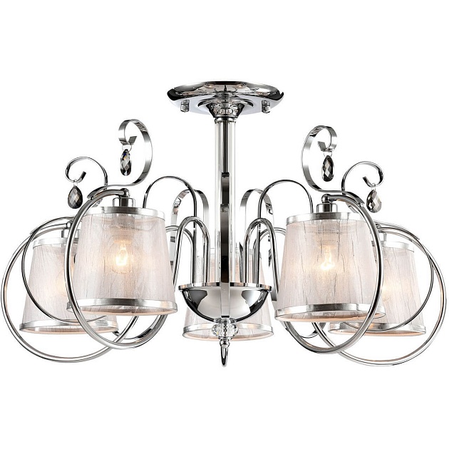 Потолочная люстра Freya Simone FR2020-CL-05-CH изображение 3 Потолочная люстра Freya Simone FR2020-CL-05-CH Фото № 3