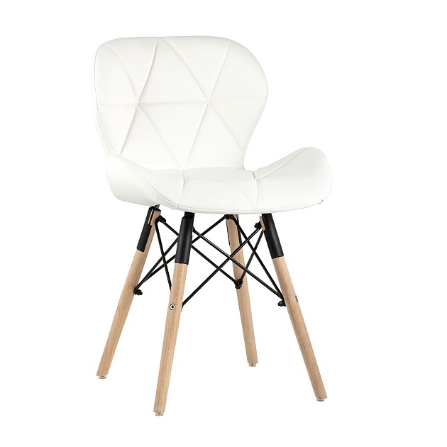 Кухонный стул Stool Group Бон экокожа белый DC-19122601 white изображение 1 Кухонный стул Stool Group Бон экокожа белый DC-19122601 white Фото № 1