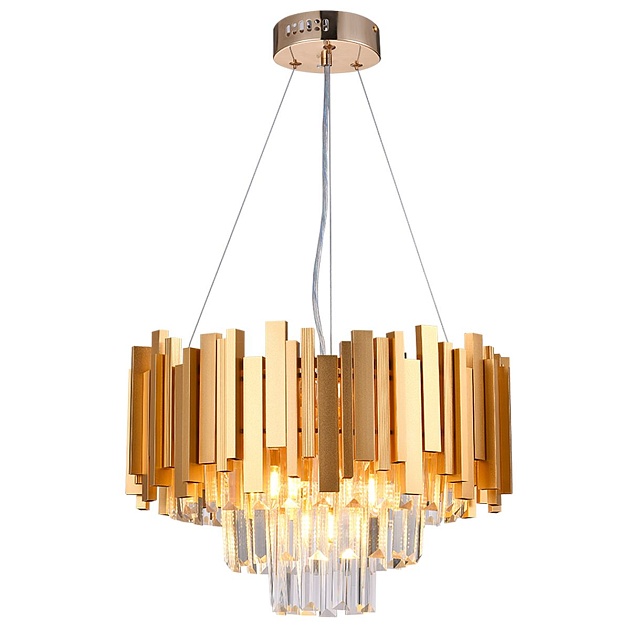 Подвесная люстра Natali Kovaltseva Bellezza 81427/4C Gold Фото № 