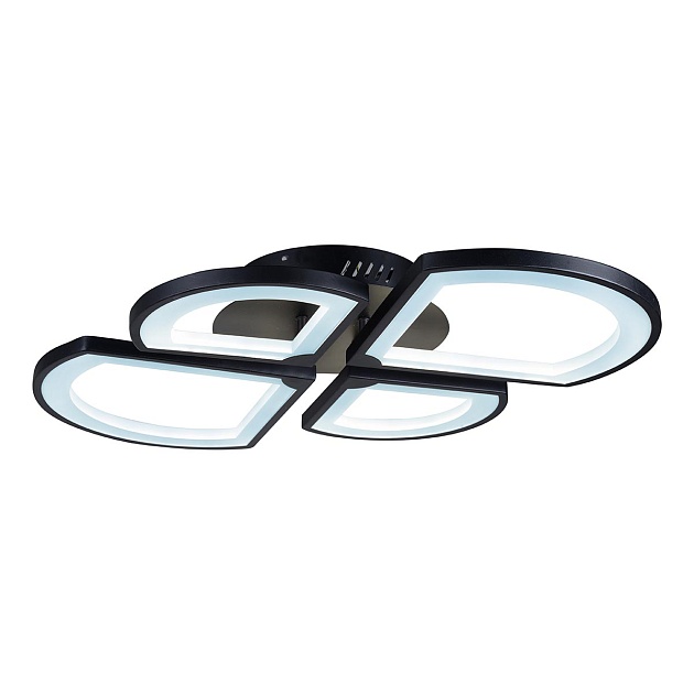 Потолочная светодиодная люстра iLedex River X024-4 BK Фото № 2