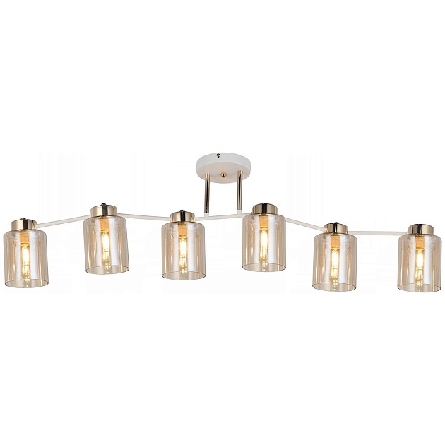 Потолочная люстра Illumico IL6111-6COU-79 WH GD изображение Потолочная люстра Illumico IL6111-6COU-79 WH GD Фото №
