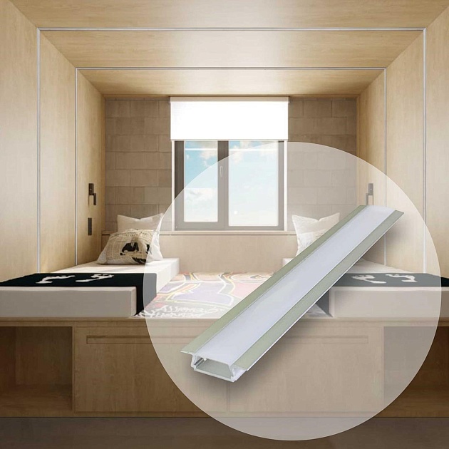 Встраиваемый профиль с рассеивателем Apeyron 08-06 Фото № 11