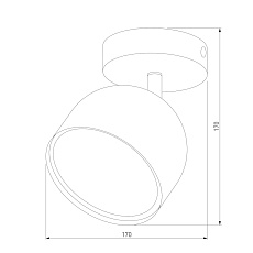 Спот TK Lighting 3414 Altea White 1