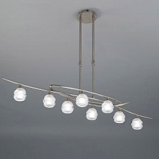 Подвесная люстра Mantra Loop Satin Nickel 1810 1