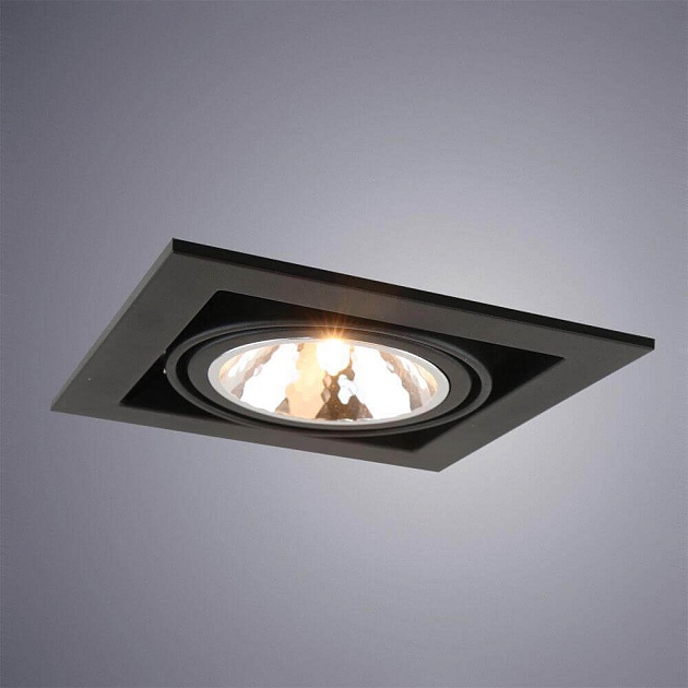 Встраиваемый светильник Arte Lamp Cardani Semplice A5949PL-1BK Фото № 2