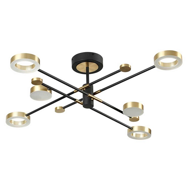 Потолочная светодиодная люстра Odeon Light Midcent Denzel 4321/55CL изображение Потолочная светодиодная люстра Odeon Light Midcent Denzel 4321/55CL Фото №