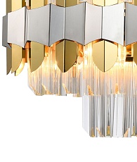 Подвесная люстра Natali Kovaltseva Skala 81435/6C Brass Silver 2