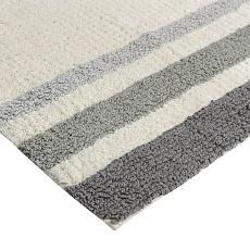 Коврик Tkano для ванной из хлопка с серой полоской коллекции Essential, 50х80 см TK22-BM0004 3