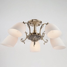 Подвесная люстра 22010/5 античная бронза 2