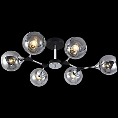 Потолочная люстра Reluce 01360-0.3-06 BK+CR 1