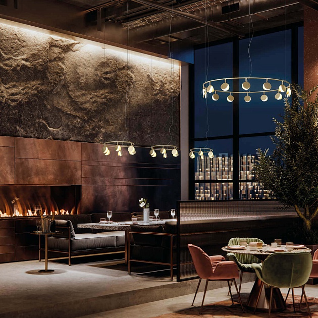 Подвесная светодиодная люстра Mantra Shell 7357 Фото № 7