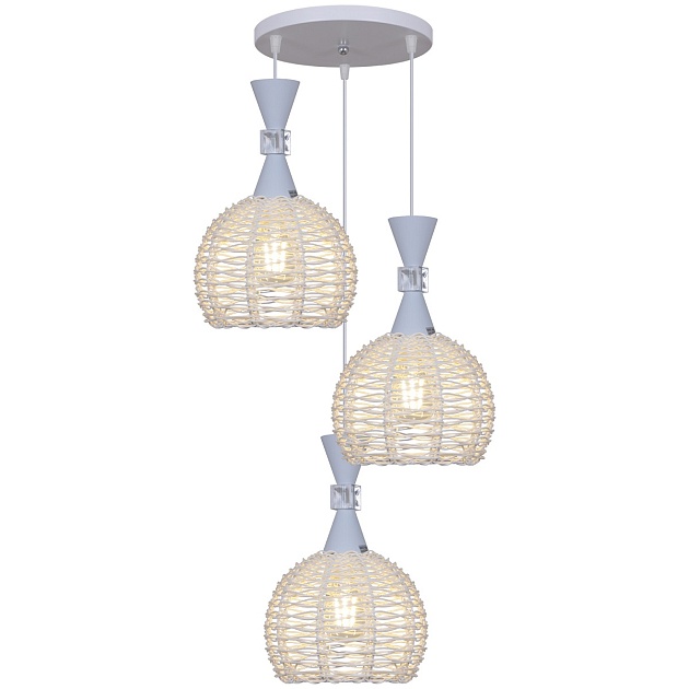 Подвесная люстра Reluce 04569-0.4-03 WH Фото № 