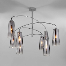 Подвесная люстра Eurosvet Omber 70137/8 хром 4