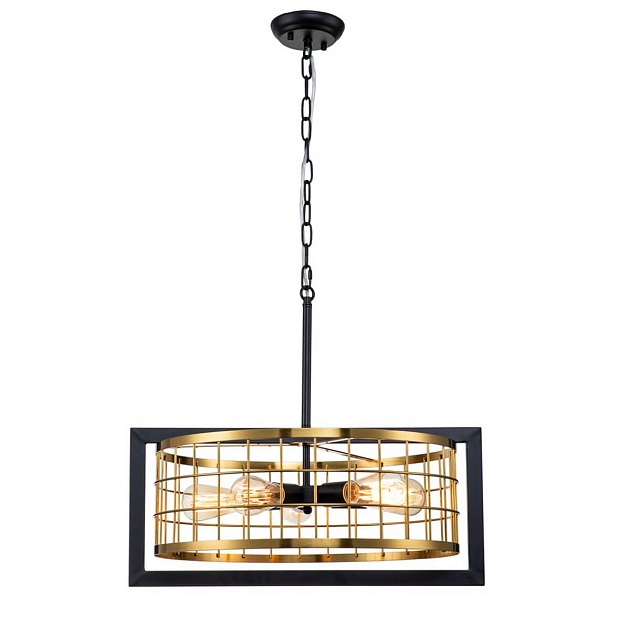 Подвесная люстра Indigo Era 10003/5P Black V000068 Фото № 