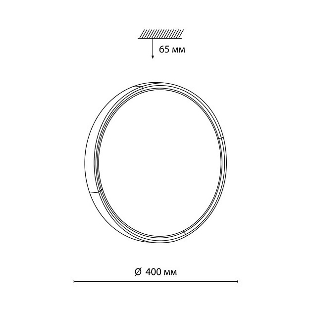 Настенно-потолочный светодиодный светильник Sonex Velio 7629/DL Фото № 7