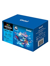 Светодиодная гирлянда Uniel 220V разноцветная с мерцанием ULD-S1000-120/TWK MULTI IP67 UL-00001353 3