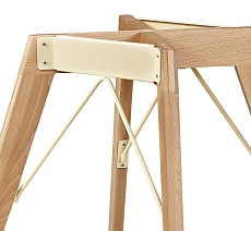 Кухонный стол Sheffilton SHT-TU9/80 МДФ прозрачный лак/белый шагрень 3864876307 3