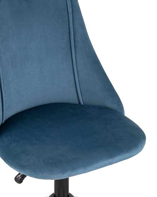 Поворотное кресло Stool Group Сиана велюр синий CIAN BLUE Фото № 7