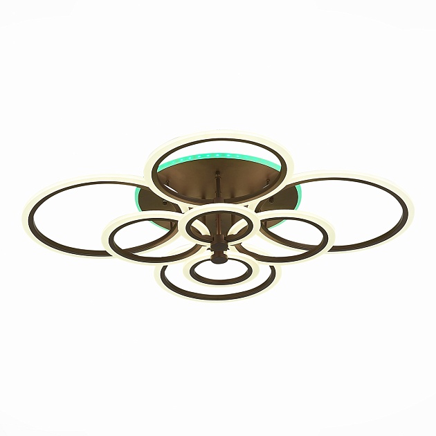 Потолочная светодиодная люстра Evoled Cerina SLE500572-08RGB изображение Потолочная светодиодная люстра Evoled Cerina SLE500572-08RGB Фото №